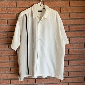 White mens button down